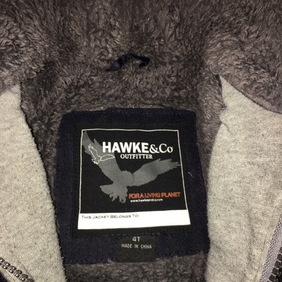 Boys wool blend layered look pea coat - Picture 2 of 5